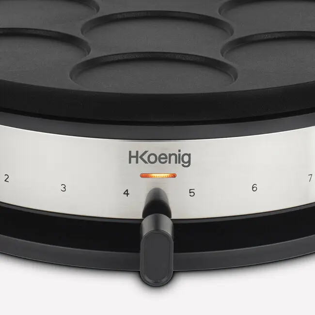 HKoenig Crêpière avec plaque réversible