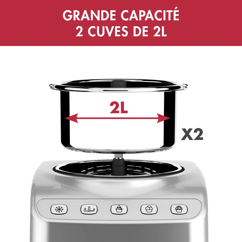Magimix Turbine à Glace Gelato Expert