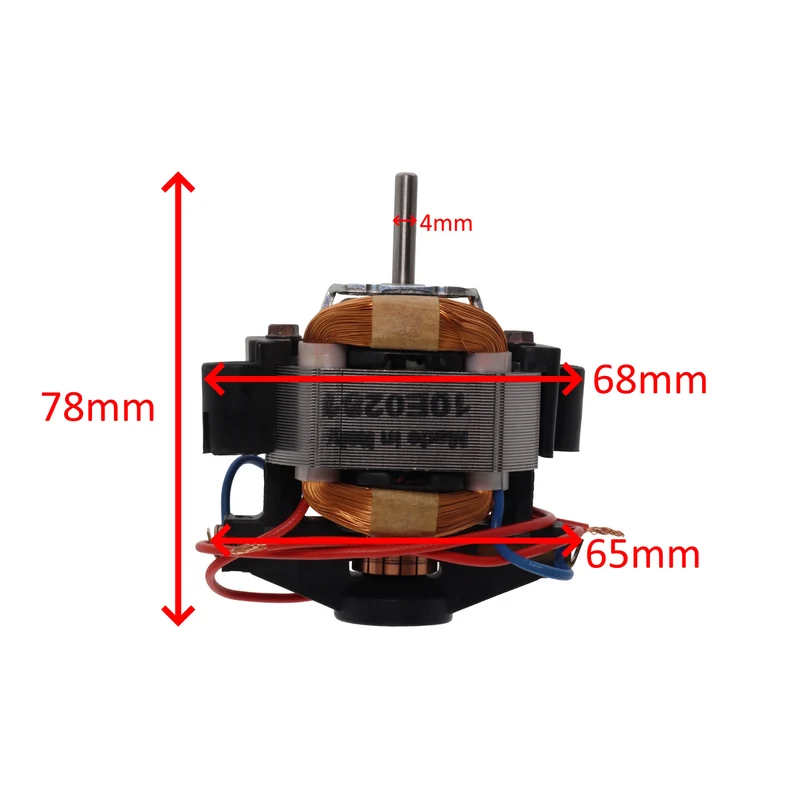 Gammapiù motore 10E0281 78mm phon asciugacapelli Italiano Elmot 001 X2 X1 Speed