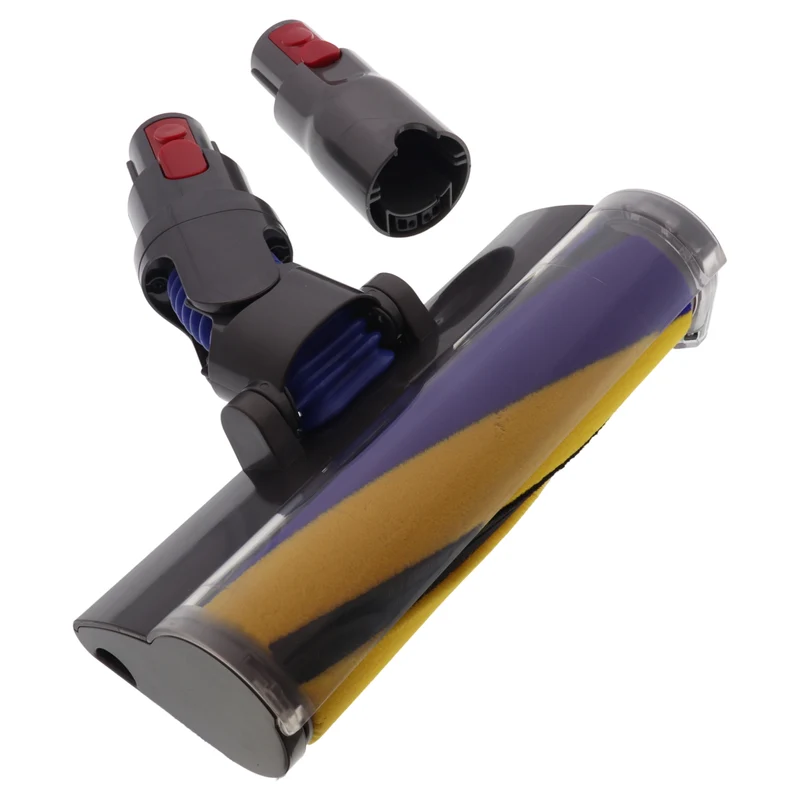 Spazzola pavimento con led laser verde e adattatore per scopa Dyson V7 V8 V10 V11 V12 V15