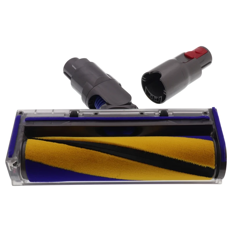 Spazzola pavimento con led laser verde e adattatore per scopa Dyson V7 V8 V10 V11 V12 V15