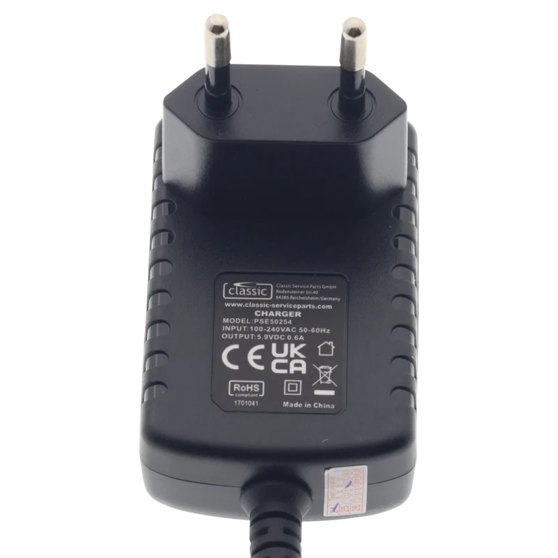 Caricabatterie caricatore 5.9V per Braun rasoio Cruzer 5 6 5418 5517 5542 5751 5760