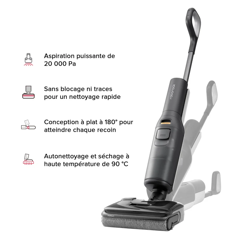 Roborock F25 BX aspirateur laveur sans fil sec et humide