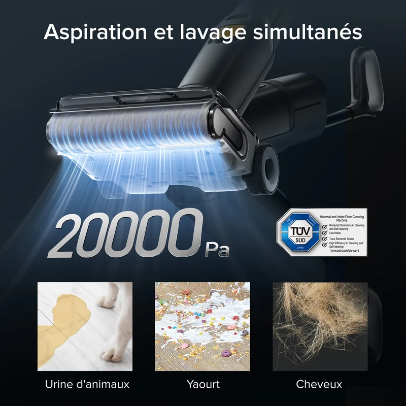 Roborock F25 XT aspirateur laveur sans fil sec et humide
