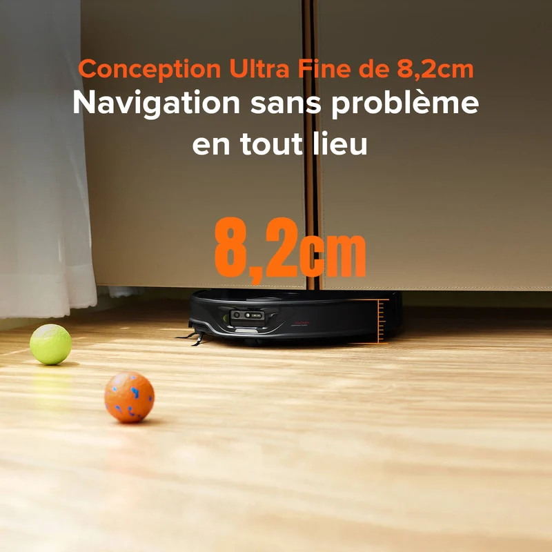 Roborock Qrevo Slim robot aspirateur laveur avec Système autonome StarSight™