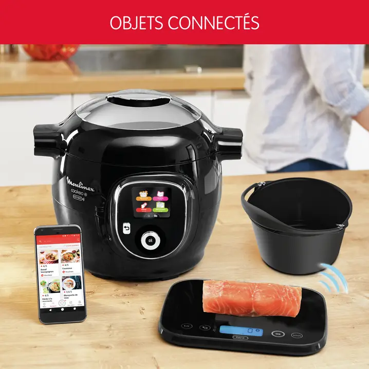 Moulinex Cookeo+ Connect avec balance connectée