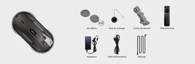 Eziclean Robot Lave-Vitres Hobot 388