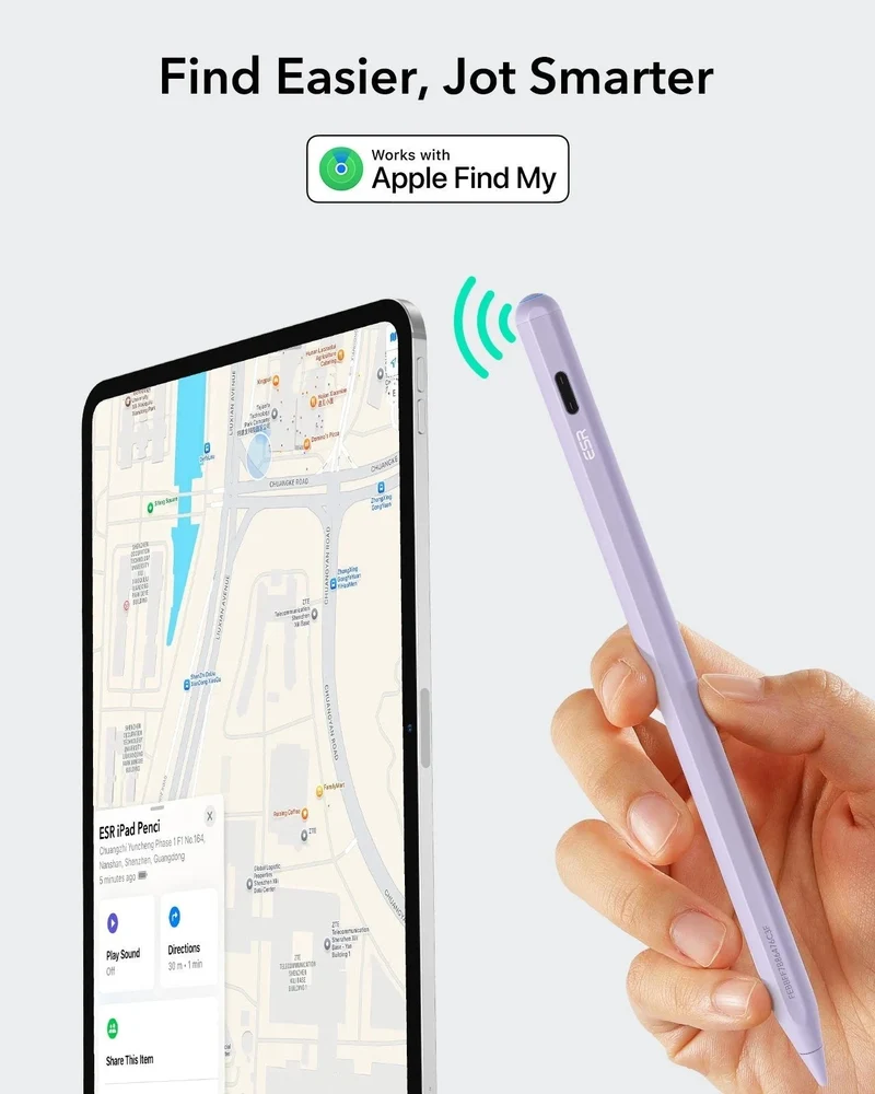 Geo Digital Pencil with Built-in Find My - Purple