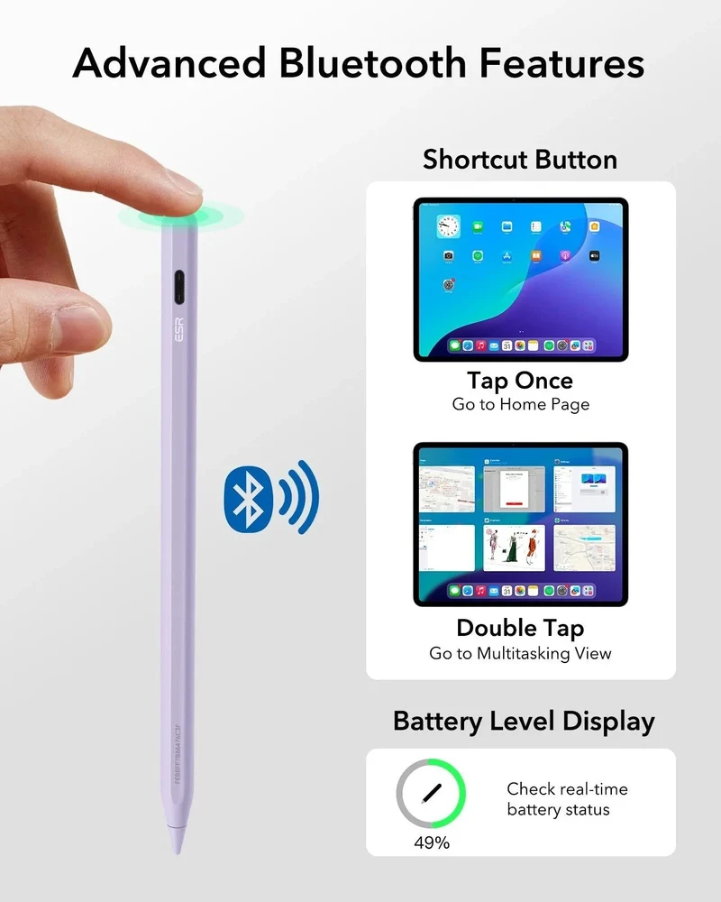Geo Digital Pencil with Built-in Find My - Purple