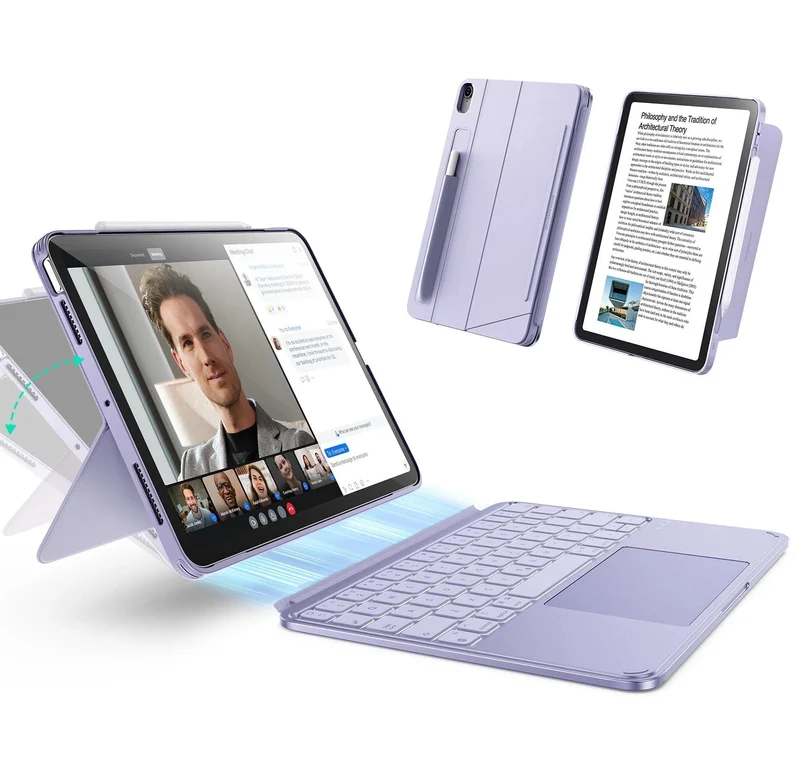 iPad Air 10.9" (5th/4th Gen) Shift Keyboard Case (Detachable) -US Layout-Purple
