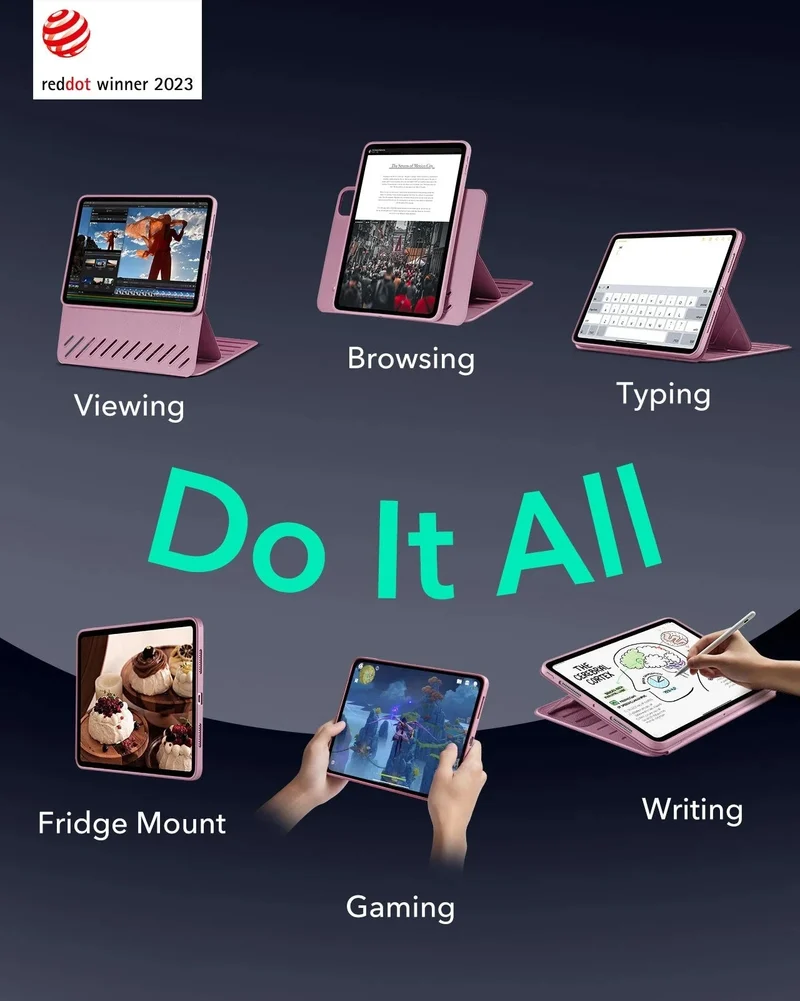 iPad Pro 11ʺ (2025) Shift Transformation with Digital Pencil Bundle - Pink