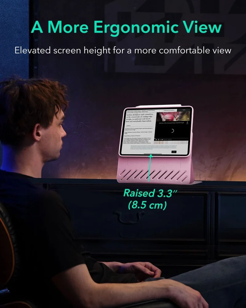 iPad Pro 11ʺ (2025) Shift Transformation with Digital Pencil Bundle - Pink