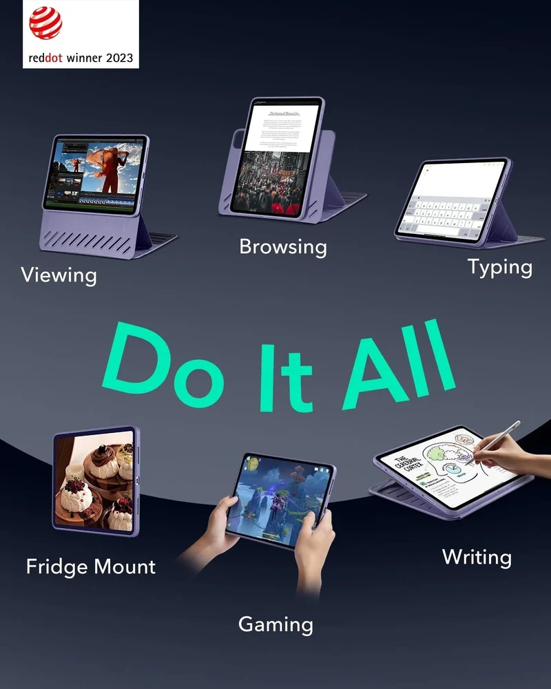 iPad Pro 11ʺ (2025) Shift Transformation with Digital Pencil Bundle - Purple