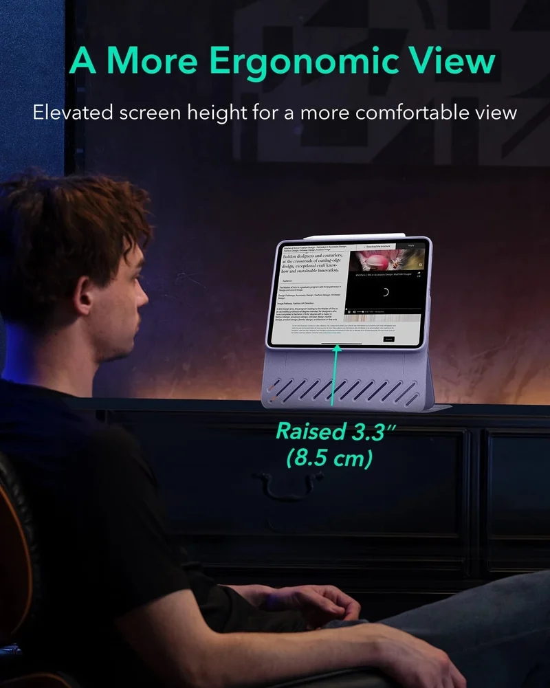 iPad Pro 11ʺ (2025) Shift Transformation with Digital Pencil Bundle - Purple