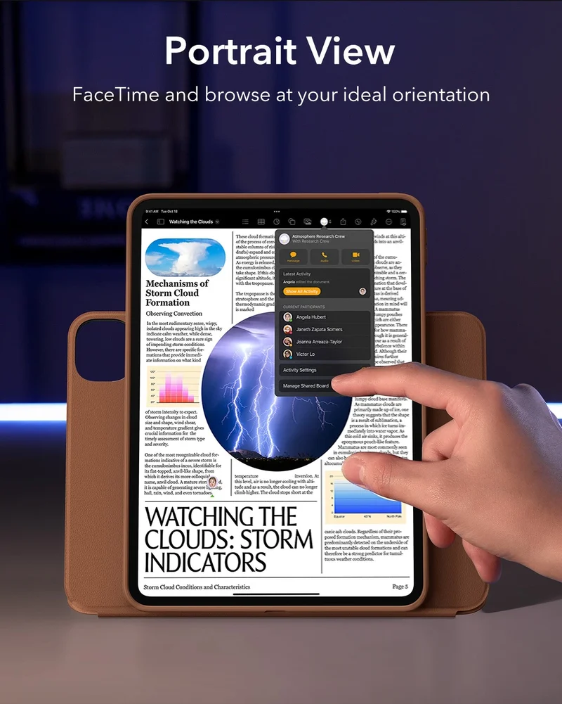 iPad Pro 11ʺ (2025) Shift Transformation with Digital Pencil Bundle - Brown