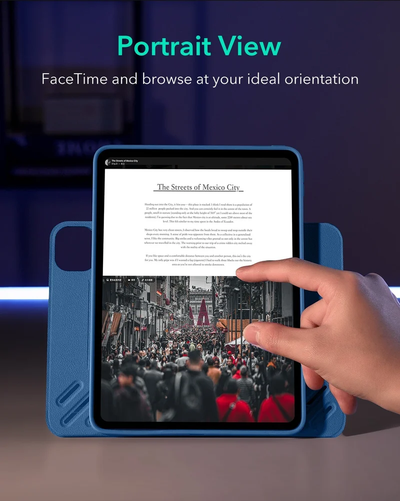 iPad Pro 11ʺ (2025) Shift Transformation with Digital Pencil Bundle - Blue