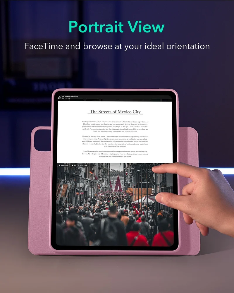iPad Pro 13ʺ (2025) Shift Transformation with Digital Pencil Bundle - Pink