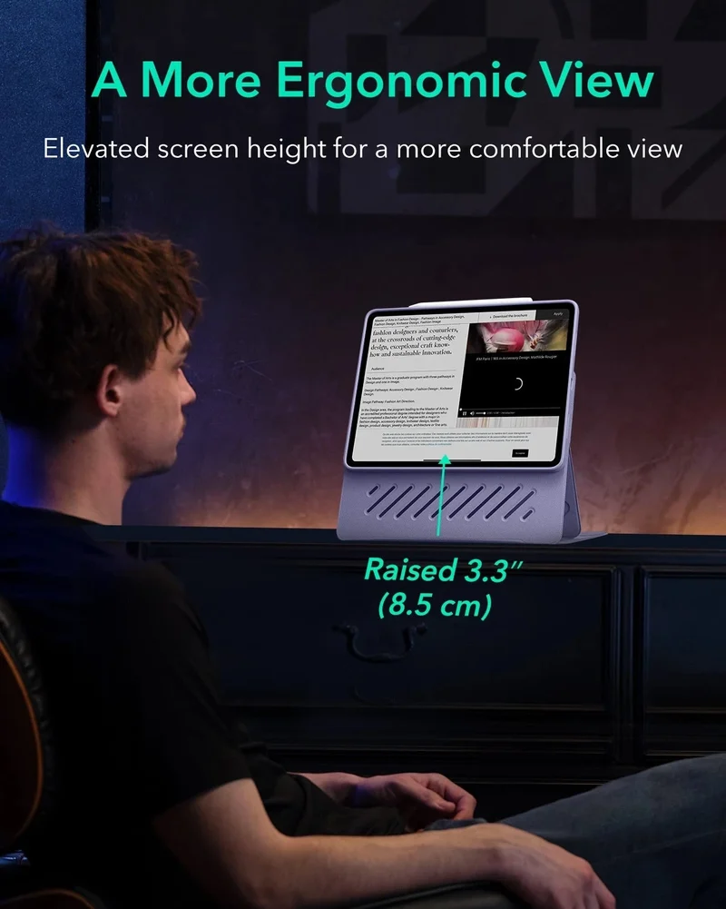 iPad Pro 13ʺ (2025) Shift Transformation with Digital Pencil Bundle - Purple