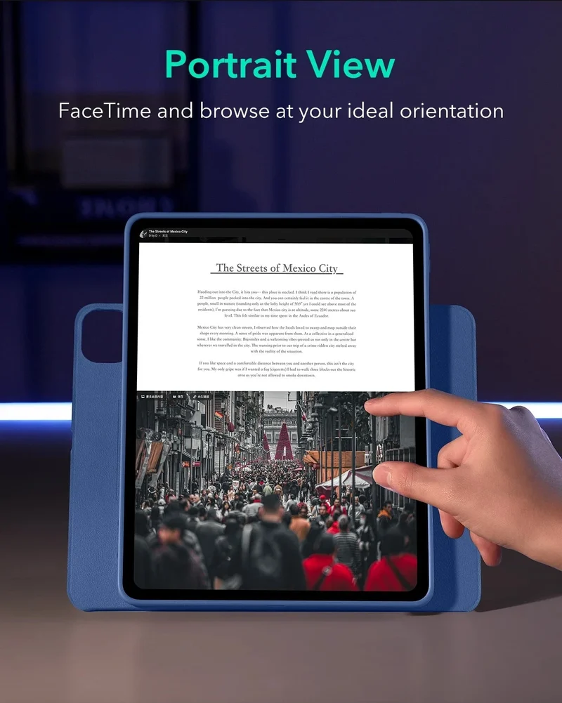 iPad Pro 13ʺ (2025) Shift Transformation with Digital Pencil Bundle - Blue