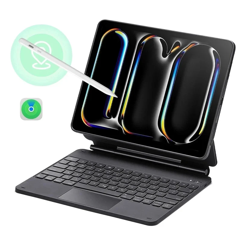 iPad Pro 11ʺ (2025) Rebound Magnetic Keyboard Case 360 Pencil Bundle - US Layout-Black