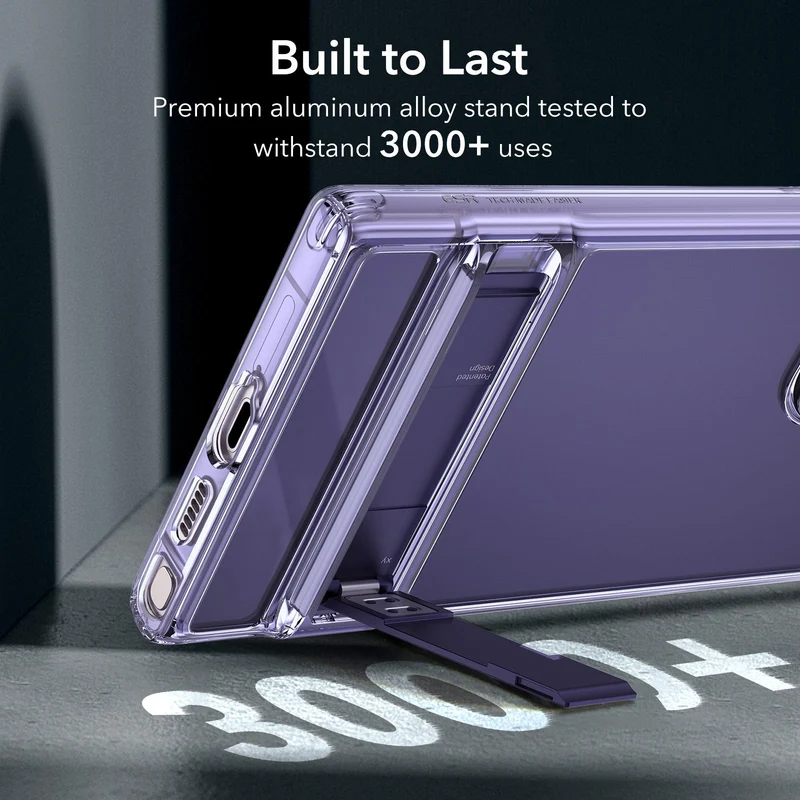 Galaxy S24 Ultra Boost Kickstand Case - Clear Purple