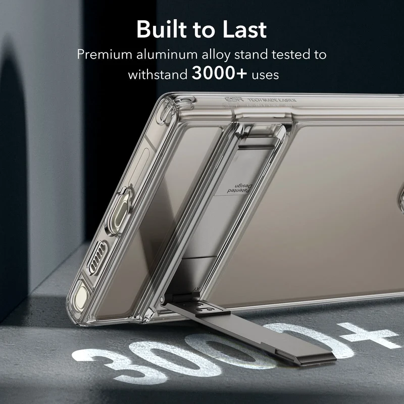 Galaxy S24 Ultra Boost Kickstand Case - Clear Grey