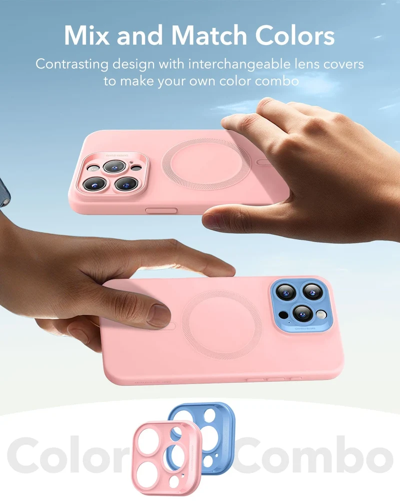 iPhone 16 Pro Max Cloud Soft Magnetic Case (Camera Control) - Pink