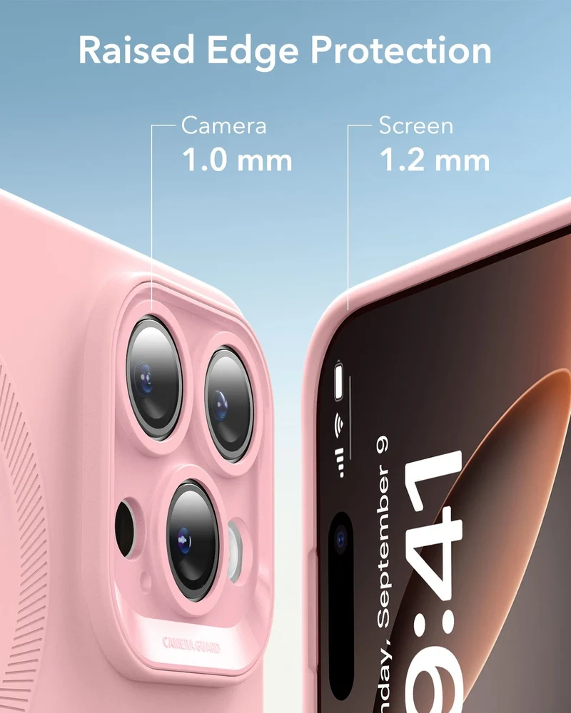 iPhone 16 Pro Max Cloud Soft Magnetic Case (Camera Control) - Pink