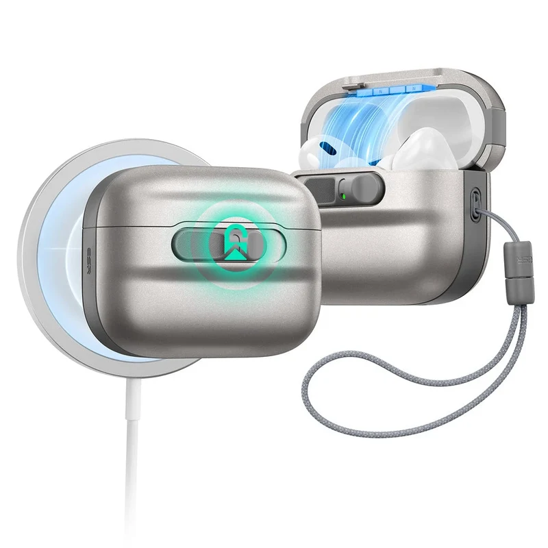 AirPods Pro 3 Pulse FlickLock Magnetic Case - Titanium