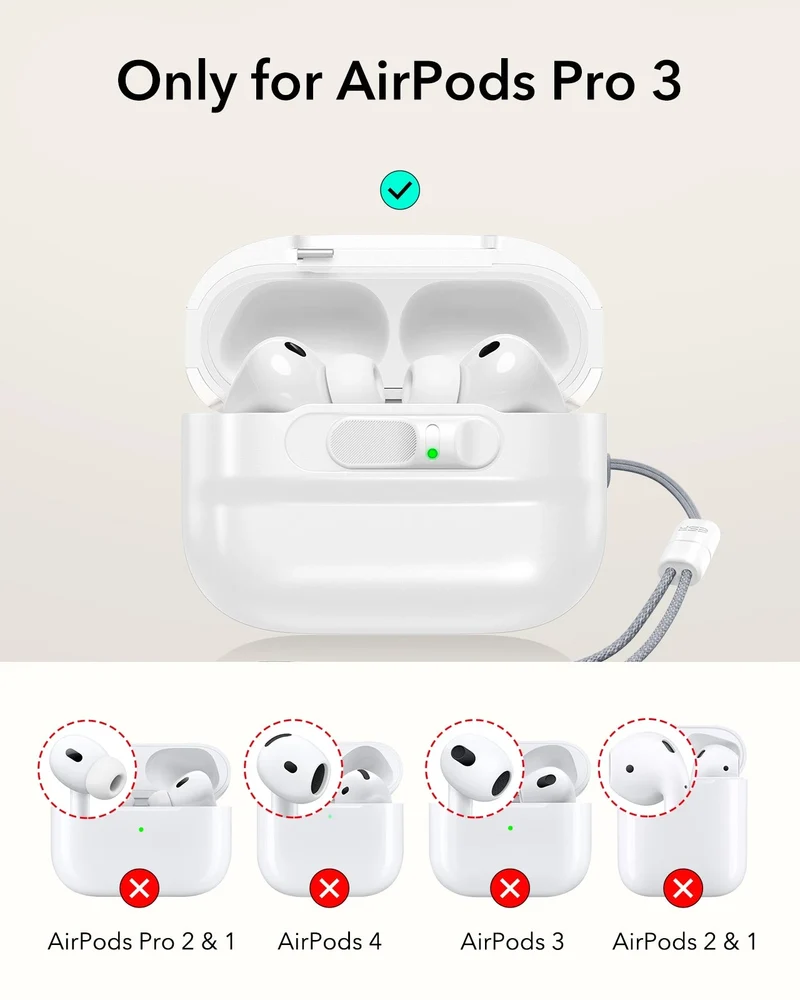 AirPods Pro 3 Pulse FlickLock Magnetic Case - White