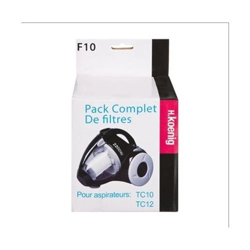 H. Koenig kit filtro Hepa serbatoio retina posteriore aspirapolvere TC10 TC12 TC