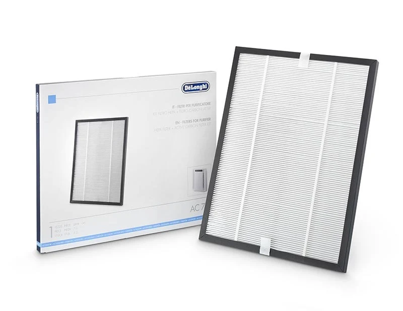 Delonghi kit filtro HEPA 0.3 micron + Carboni Attivi purificatore d'aria AC75