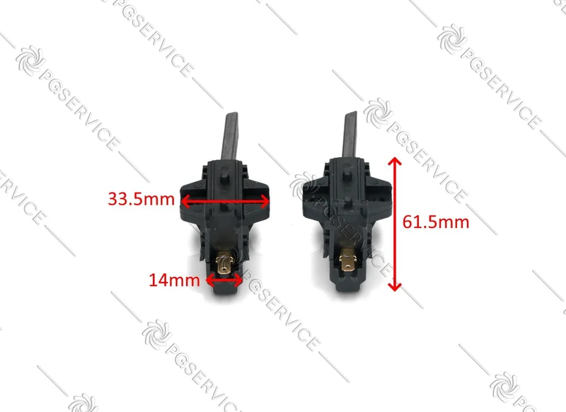 SKL spazzole carboncini motore lavatrice Electrolux AEG Gorenje Welling Nardi L
