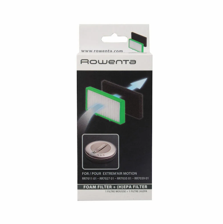 Rowenta kit filtro hepa + spugna robot aspirapolvere Extreme Air Motion RR70