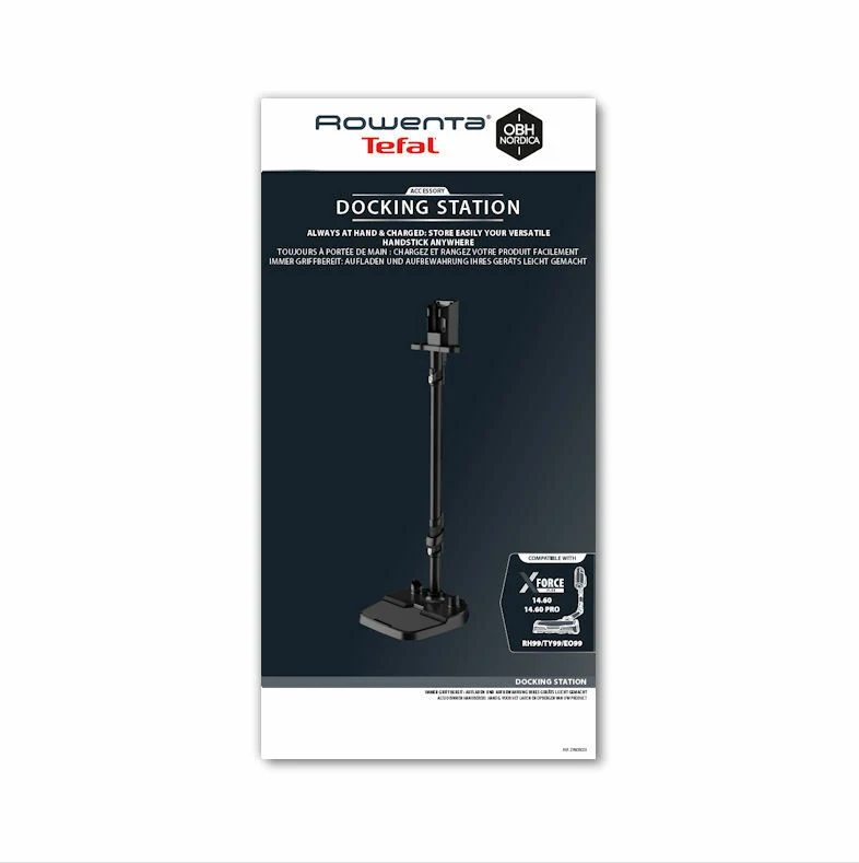 Rowenta base ricarica docking station scopa aspirapolvere X-Force 14.60 15.60