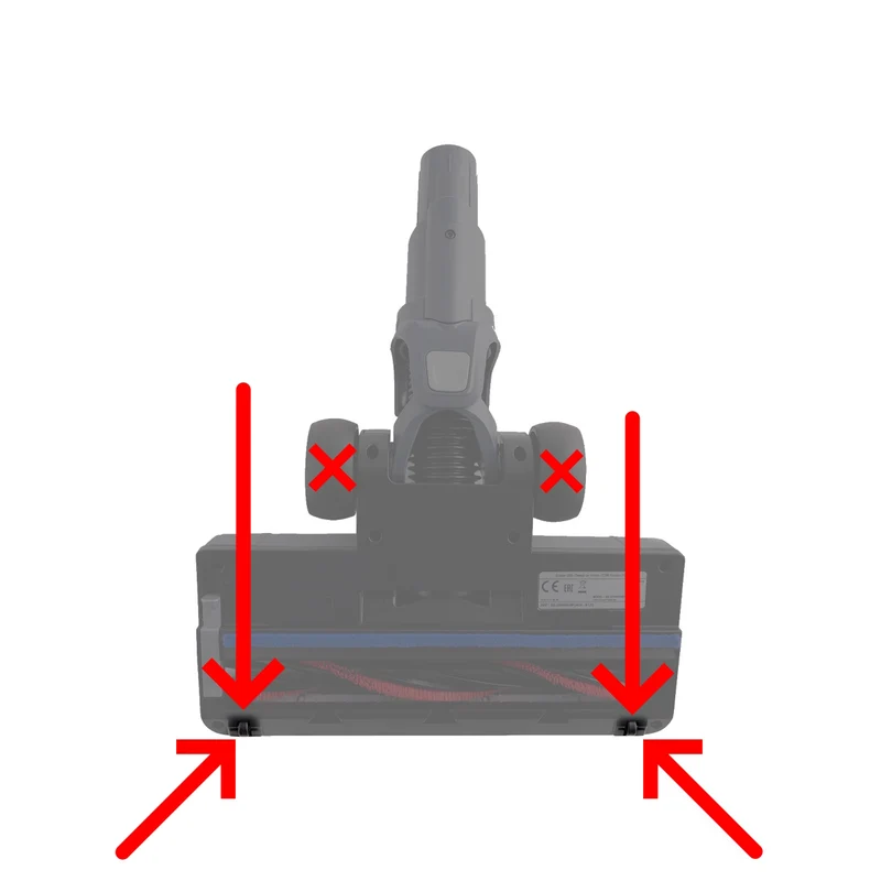Rowenta ruote asse spazzola scopa XForce 8.60 RH9611 RH9638 RH9680 RH9695 RH96