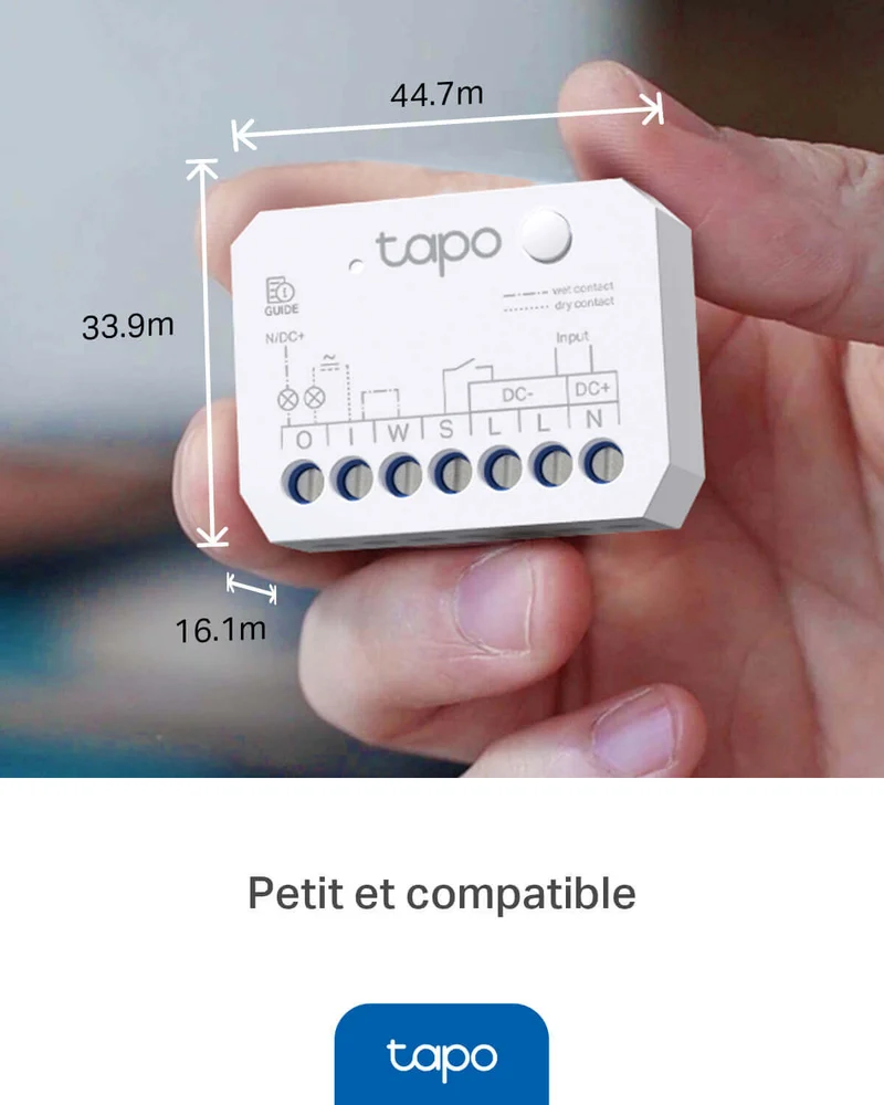 Module interrupteur Connecté Mode Contact Sec - Tapo S110E