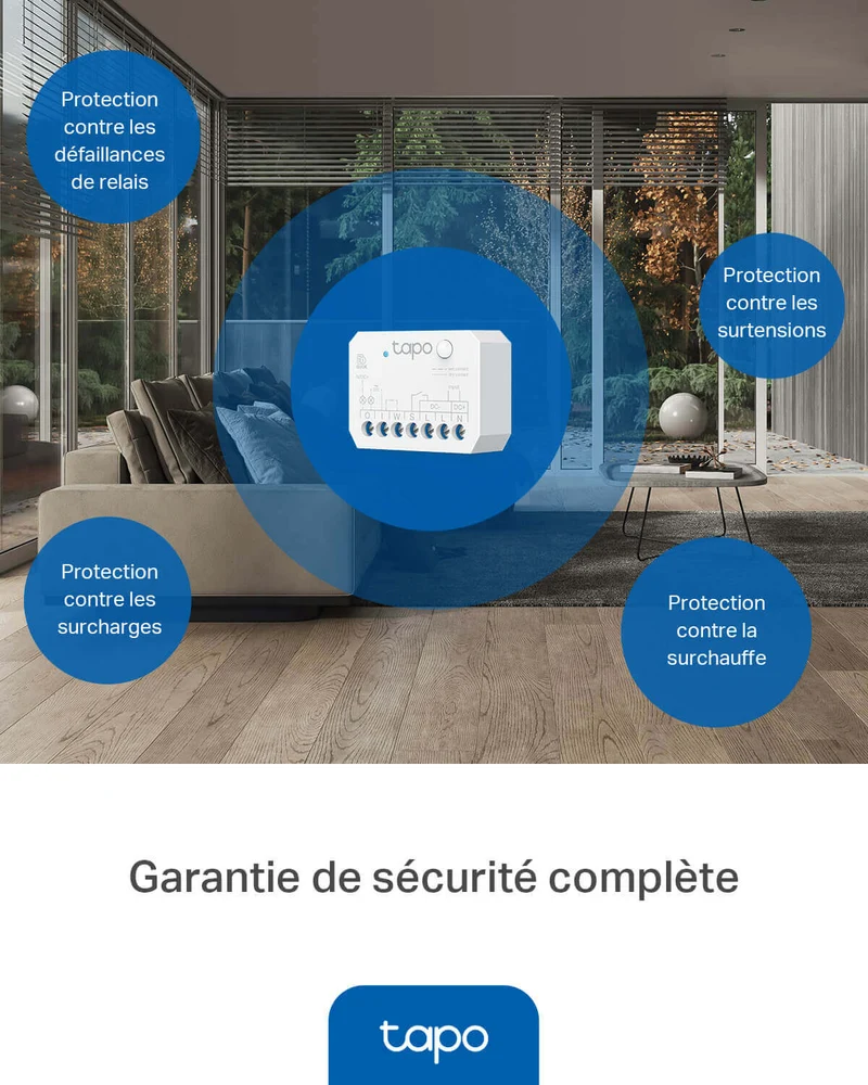 Module interrupteur Connecté Mode Contact Sec - Tapo S110E