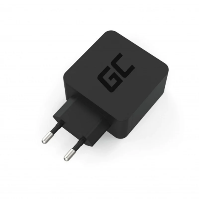 GREEN CELL - Chargeur - 18W - Alimentation électrique - Noir - USB-C