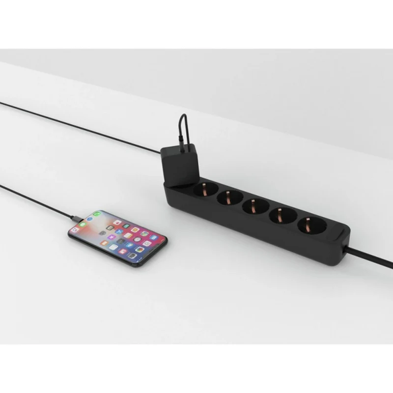 GREEN CELL - Chargeur - 18W - Alimentation électrique - Noir - USB-C