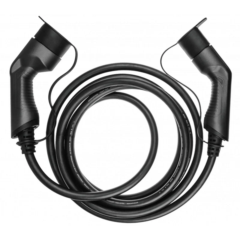 GREEN CELL - Câble de recharge pour voiture - Type 2 - 22 kW - 7 m - 3 phases