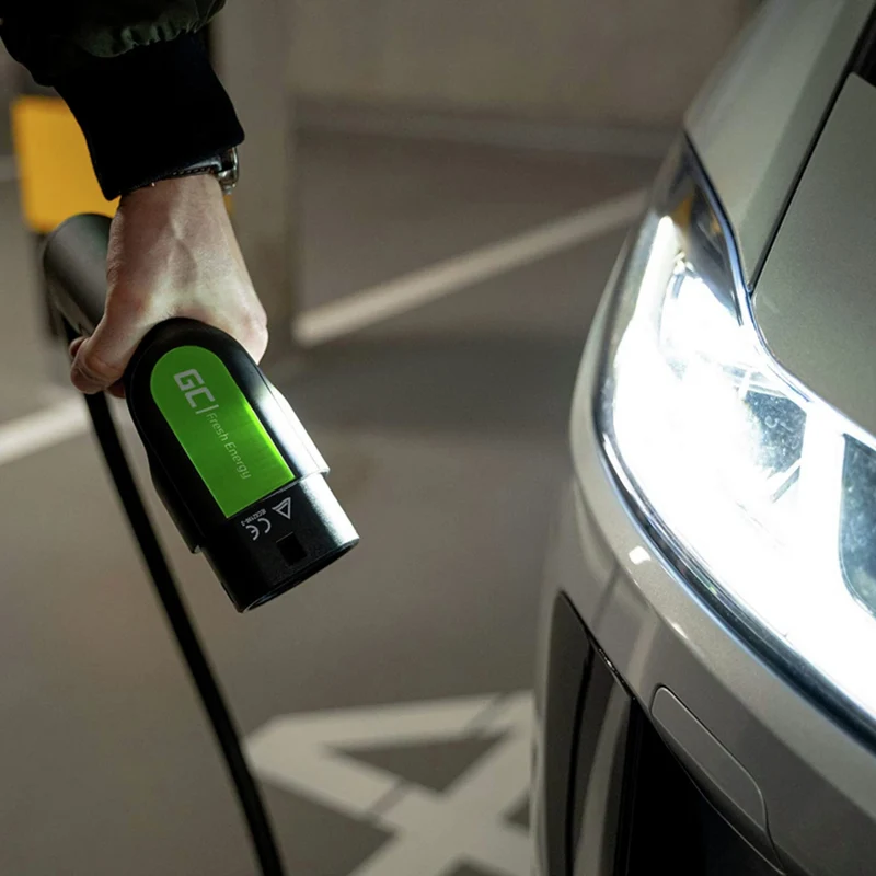 GREEN CELL - Câble de recharge automobile - Type 1 - 7,2 kW - 7 m - 1 phase
