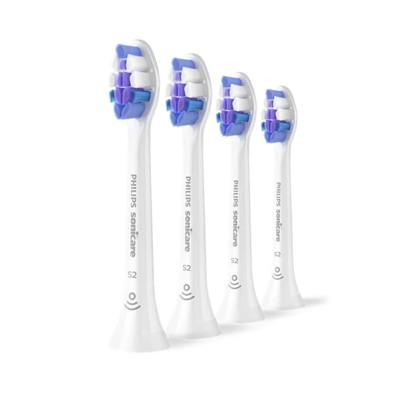 PHILIPS - Têtes de brosse - Sonicare S2 - Sensible - Blanc - 4 pièces