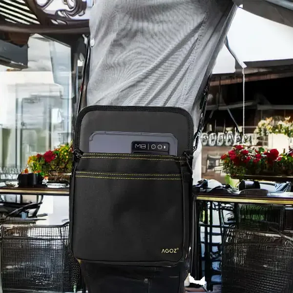 Étui de transport pour tablette POS Sunmi avec bandoulière | Agoz