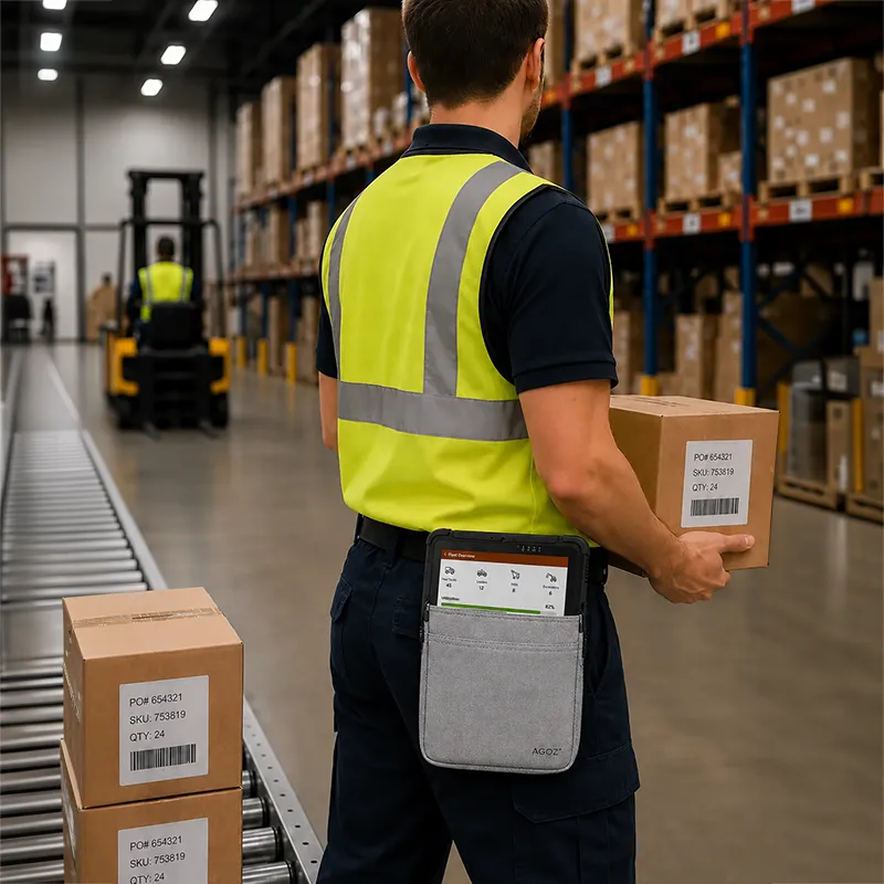 Étui ceinture pour tablette JLT pour équipes d'entrepôt et de terrain | Agoz