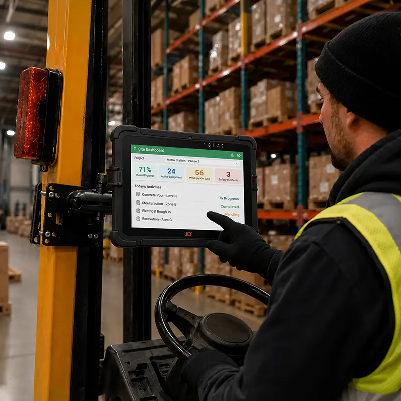 Support de montage pour chariot élévateur JLT Tablet pour flottes d'entrepôt | Agoz