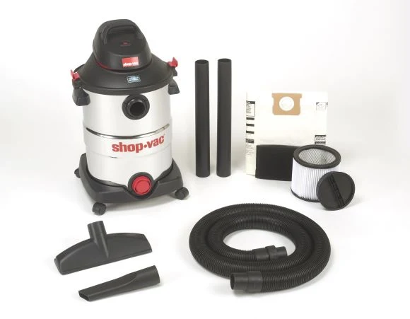 Shop-Vac® 12 Gallon 5.5 Peak HP SVX2 Stainless Steel Wet/Dry Vacuum
