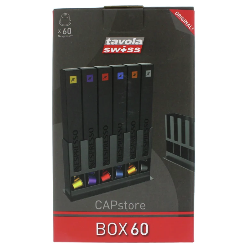 TAVOLA SWISS - Porte-capsule CAPstore Box Nespresso A60 - BOX 60