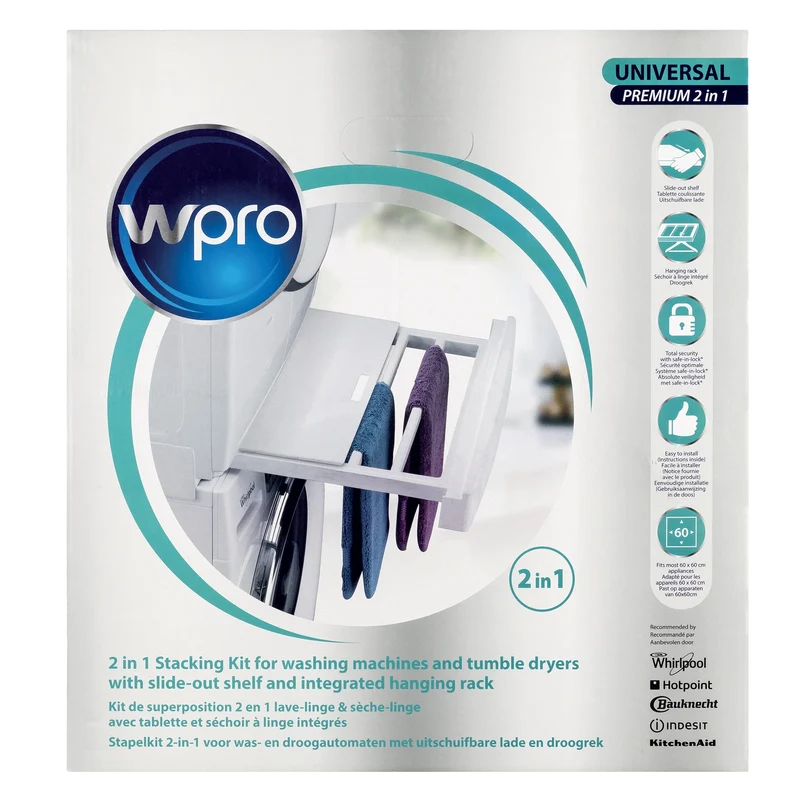 WPRO - cadre intermédiaire + plan de travail + séchette (max. 16 kg) - SKP101
