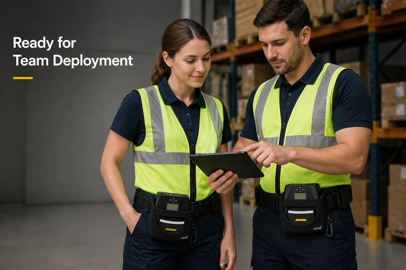 Étui pour imprimante mobile Zebra avec ceinture de taille pour port mains libres